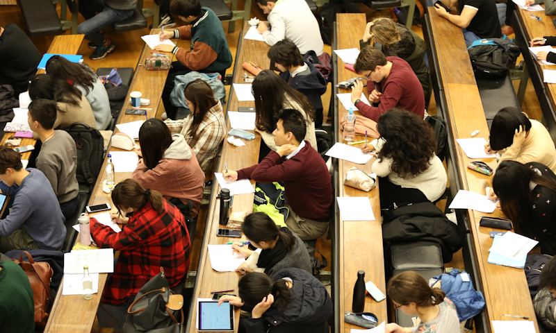 University of Cambridge Students Studying