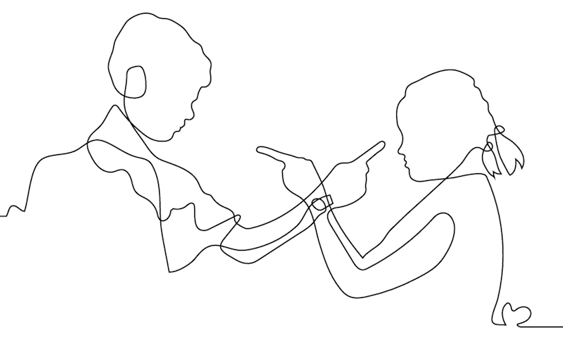 Conflict Line Drawing