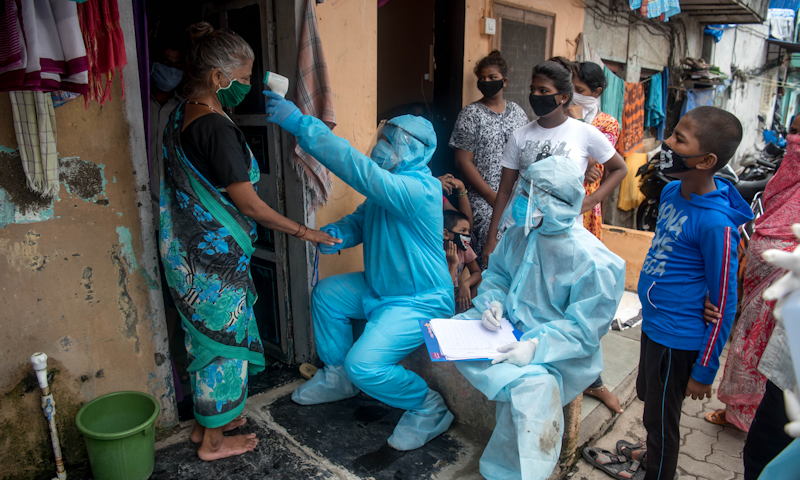 Treating the pandemic in slums